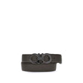 Ceinture classique en cuir de veau marron Ferragamo Bos Taurus