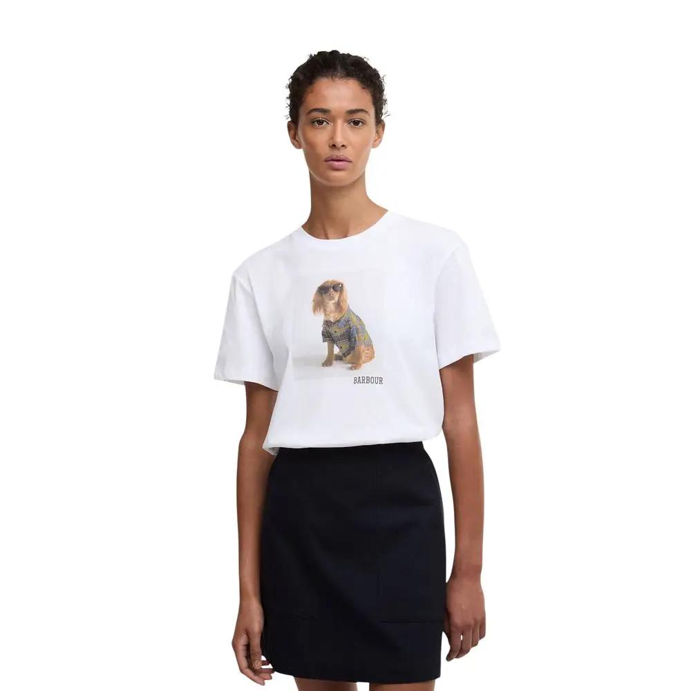 Barbour Barbour White Cotton T-Shirt
