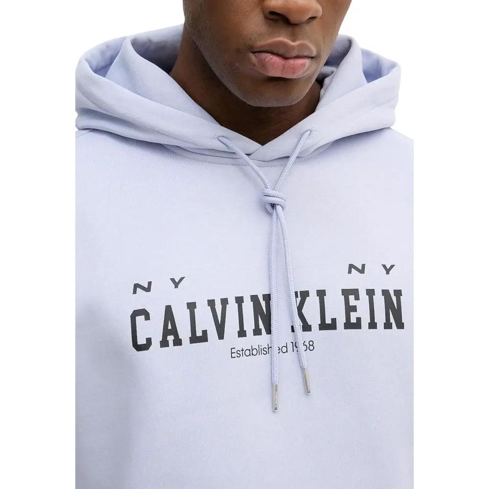 Calvin Klein Jeans Calvin Klein Jeans Purple Cotton Hoodie