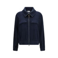 Brunello Cucinelli Blue Cotton Sweatshirt