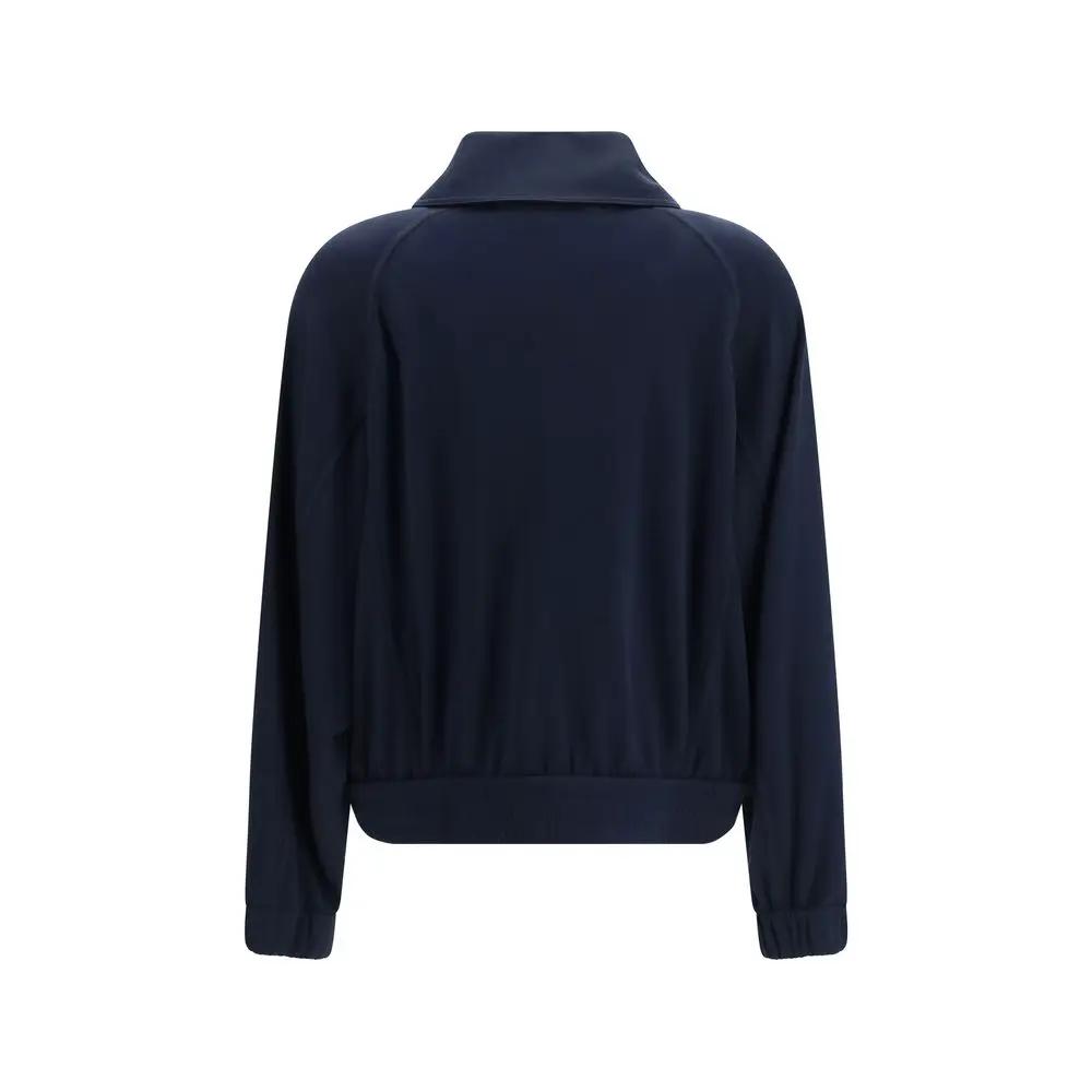 Brunello Cucinelli Blue Cotton Sweatshirt