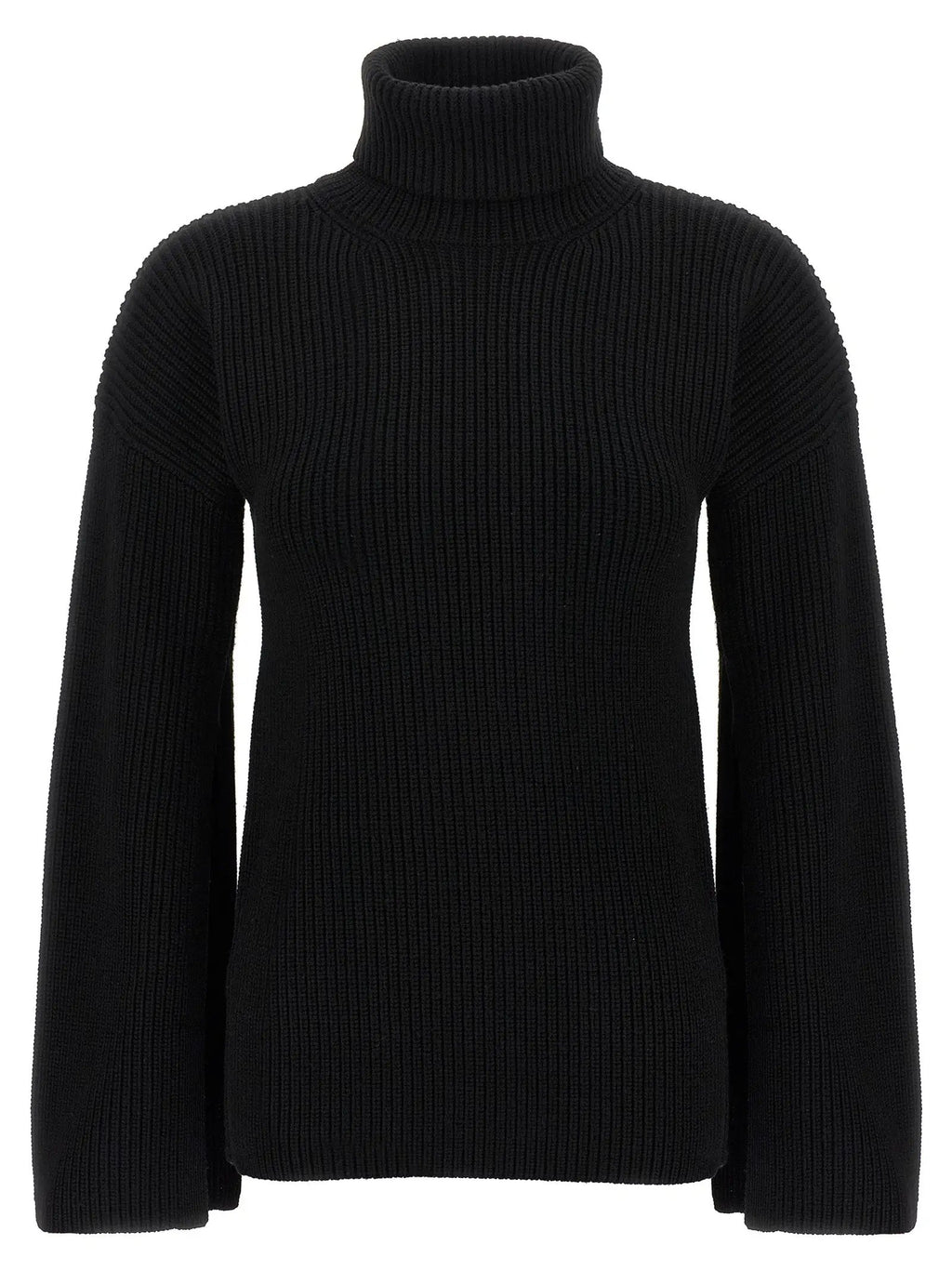 TOTEME Black Wool Cardigan