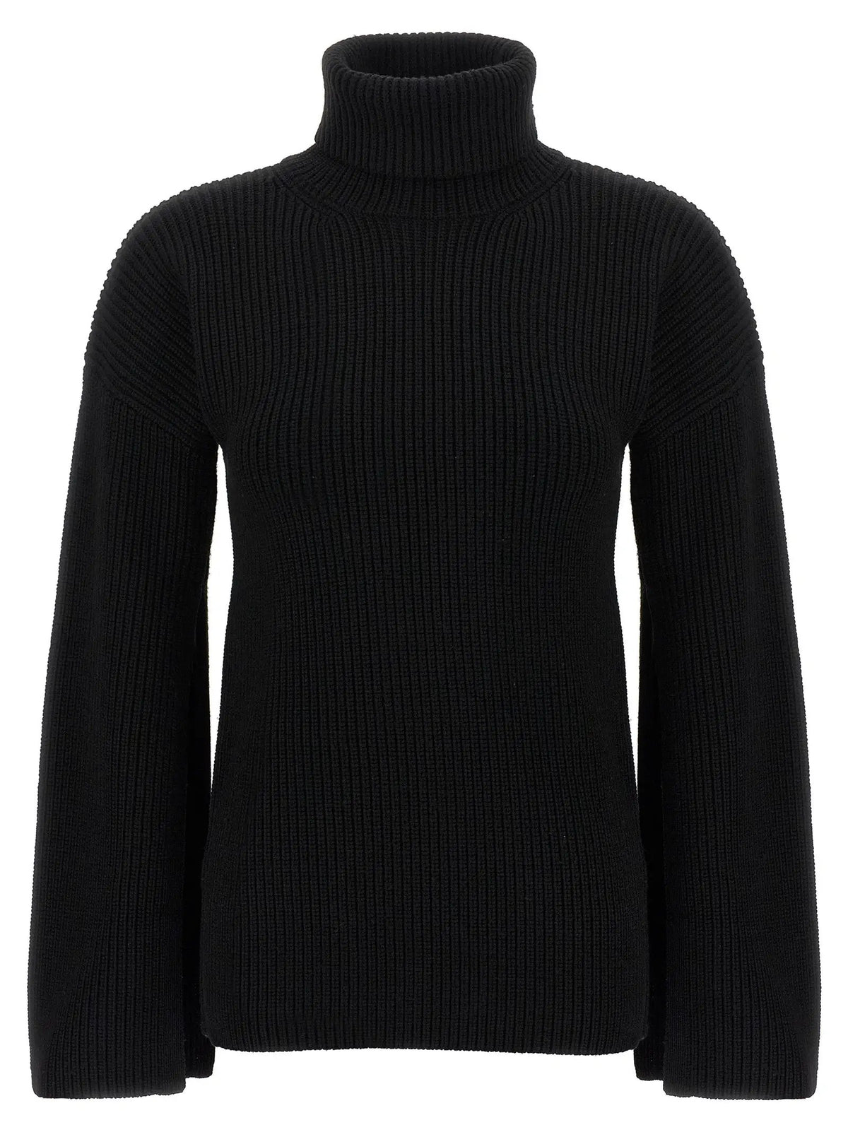 TOTEME Black Wool Cardigan