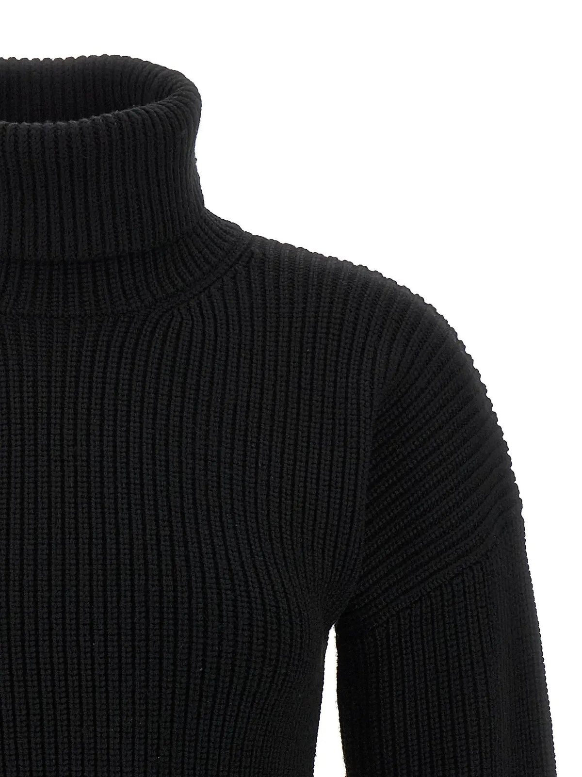 TOTEME Black Wool Cardigan