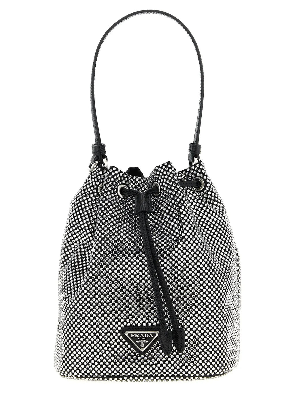 Prada Gray Viscose Handbag