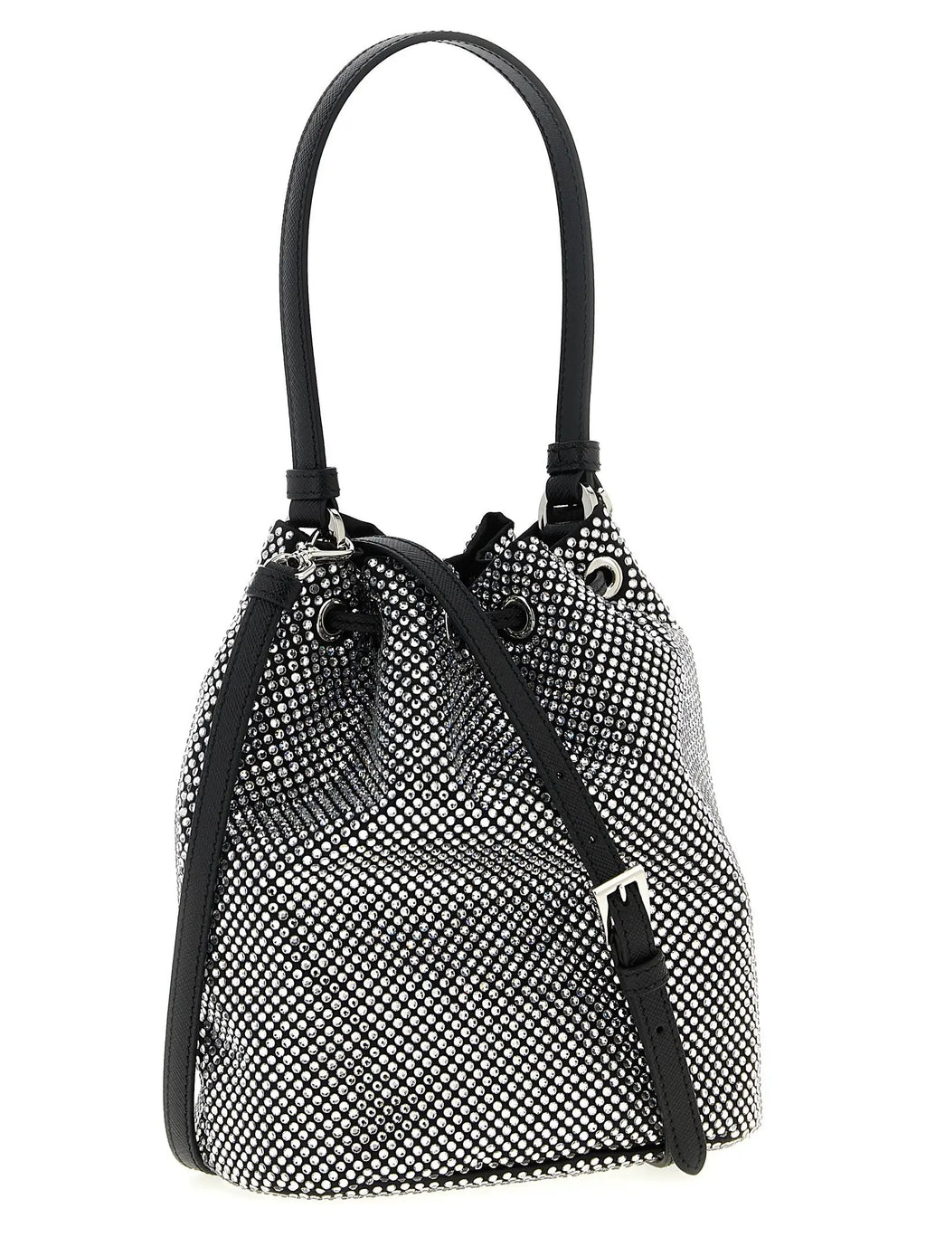 Prada Gray Viscose Handbag