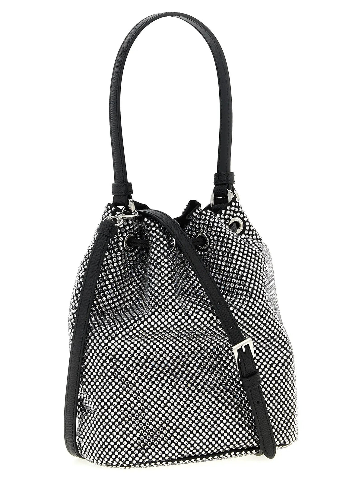 Prada Gray Viscose Handbag