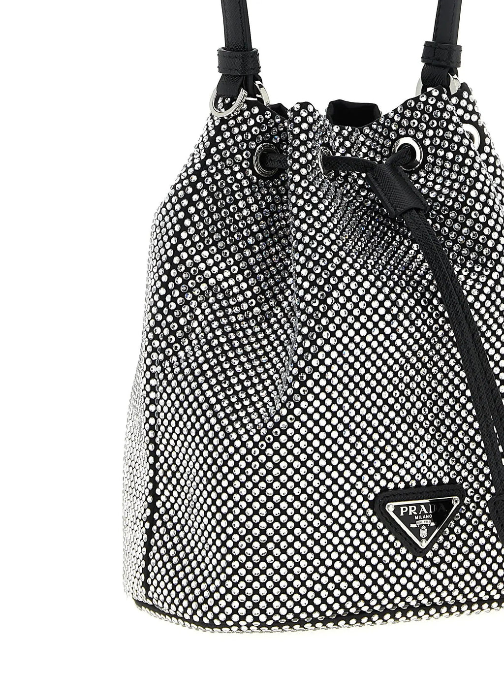 Prada Gray Viscose Handbag