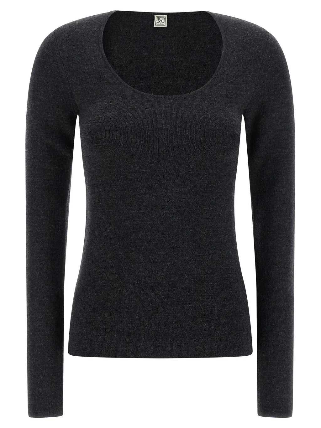 TOTEME Gray Viscose Cardigan