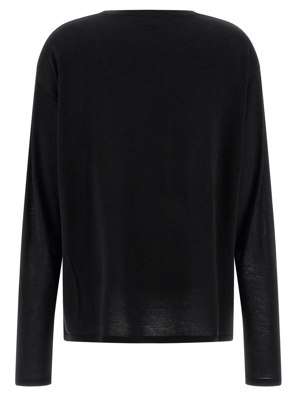 Cardigan noir en laine TOTEME