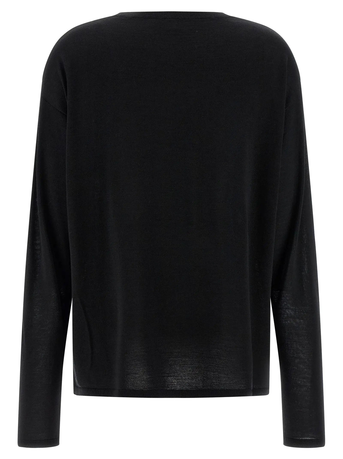 Cardigan noir en laine TOTEME