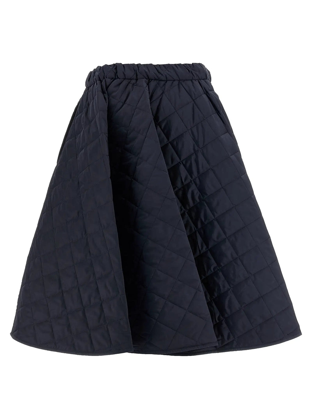 Prada Blue Recycled Polyamide Midi Skirt