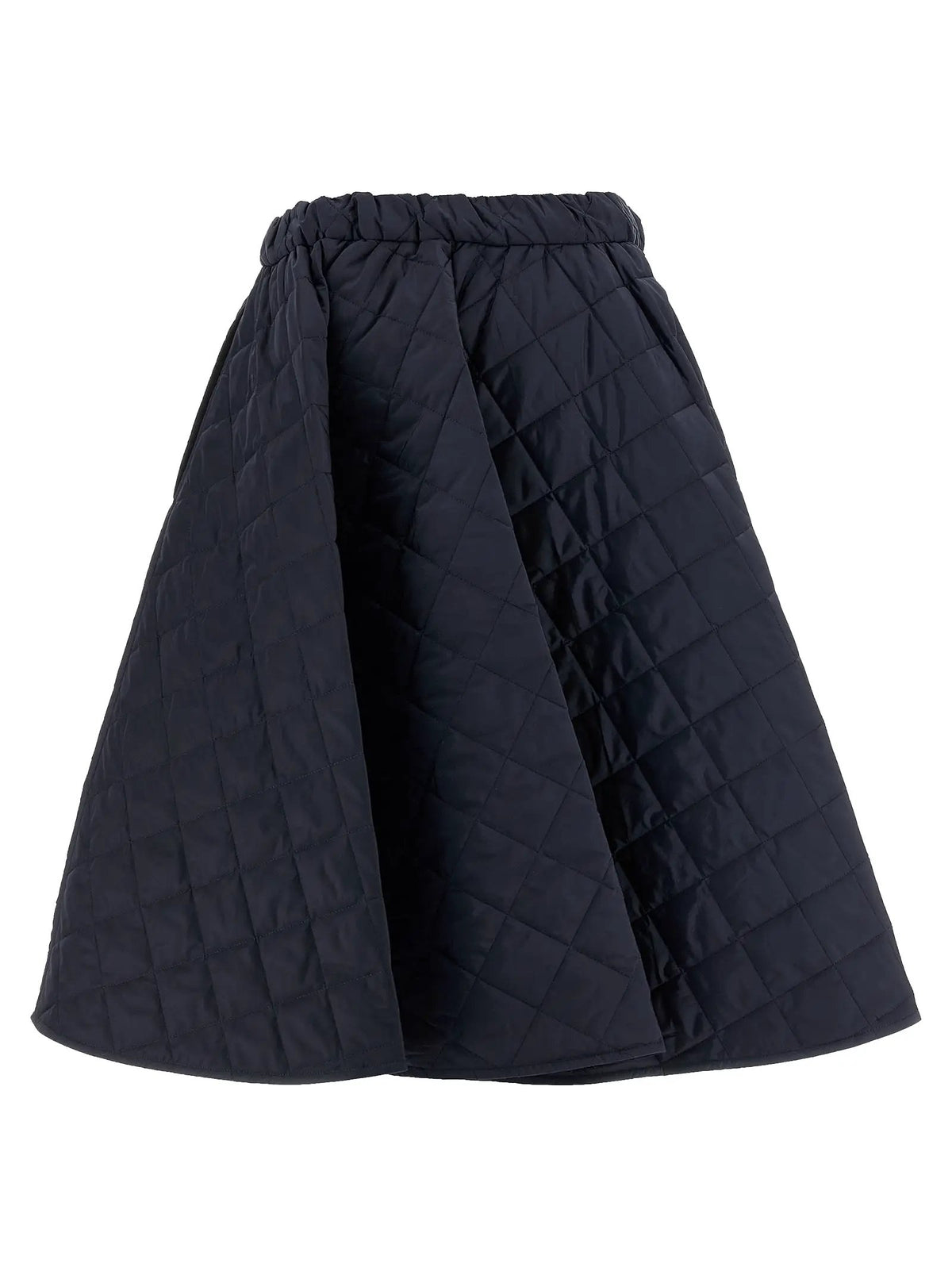 Prada Blue Recycled Polyamide Midi Skirt
