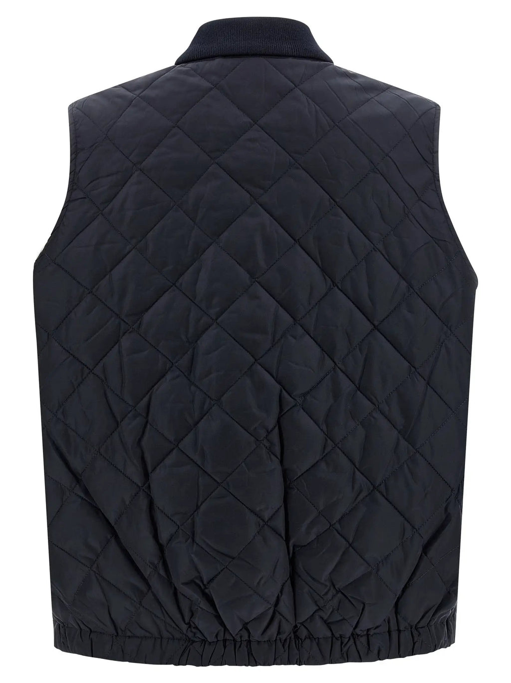 Prada Blue Recycled Polyamide Sleeveless Jacket