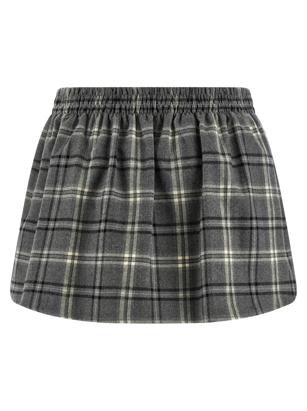 Miu Miu Gray Cotton Long Skirt