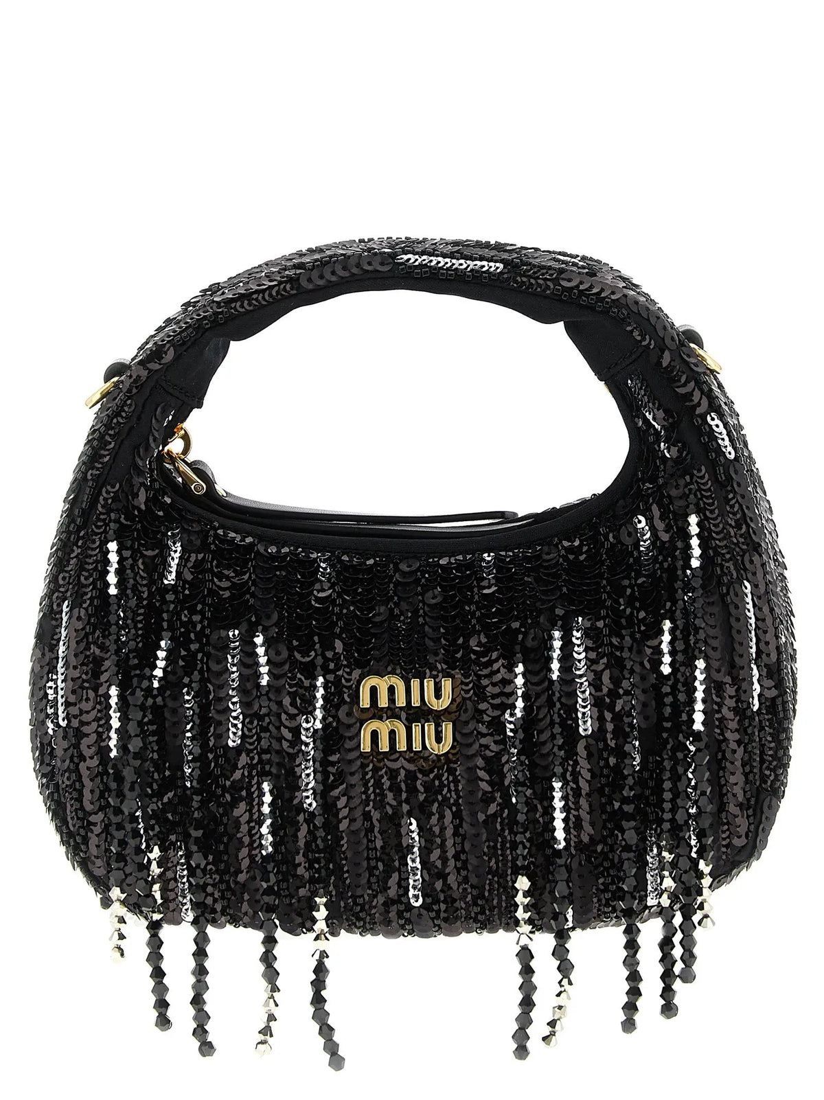 Miu Miu Black Polyester Handbag