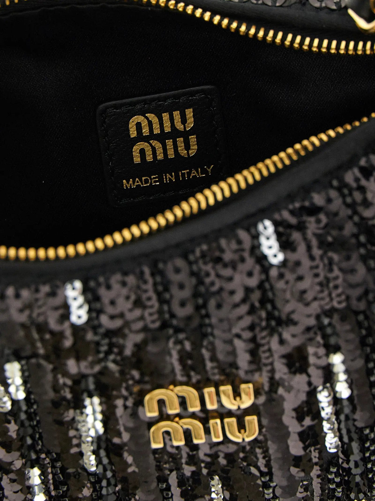 Miu Miu Black Polyester Handbag
