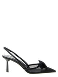 Prada Black Polyamide Mid Heel Pumps
