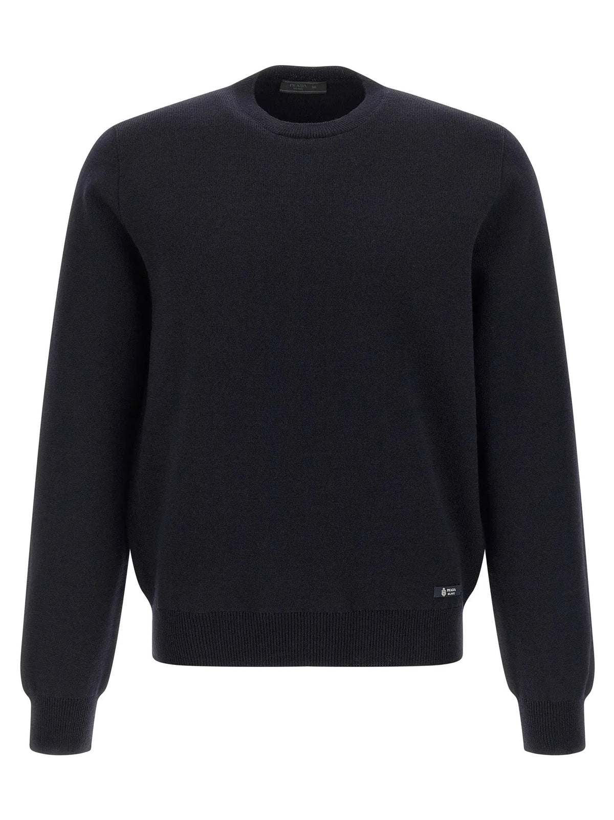 Prada Blue Virgin Wool Cardigan