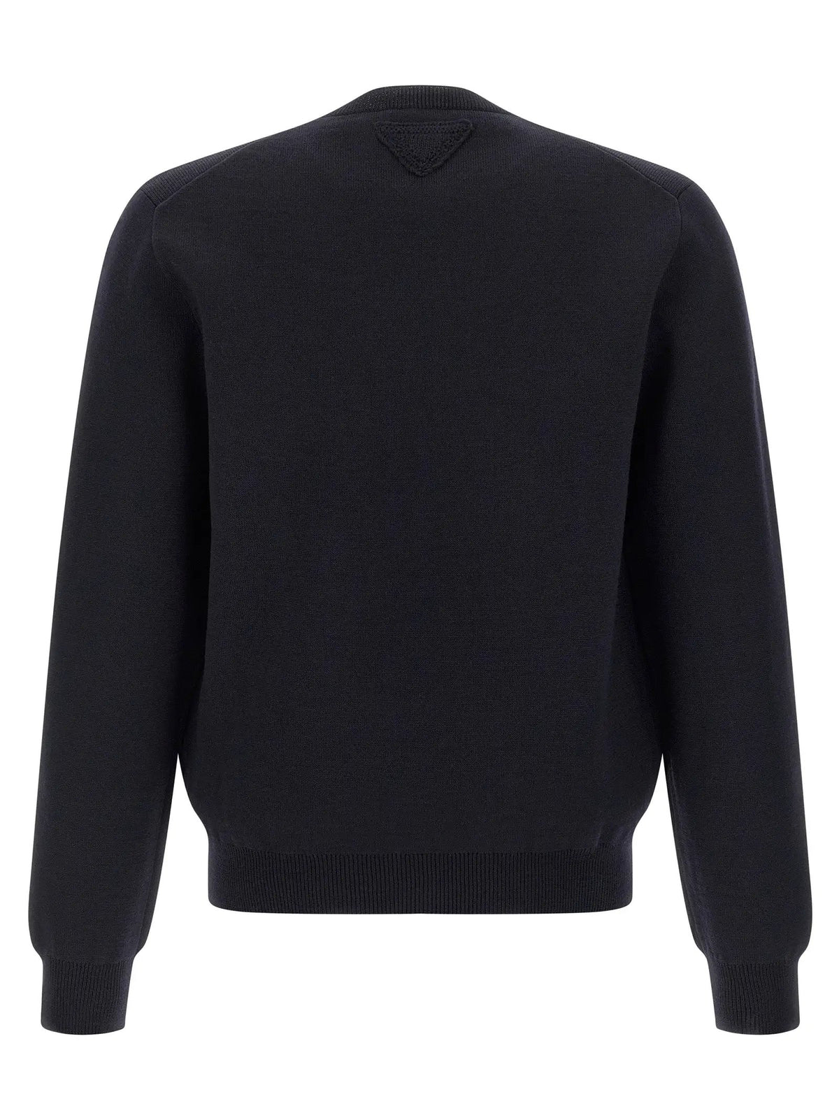 Prada Blue Virgin Wool Cardigan