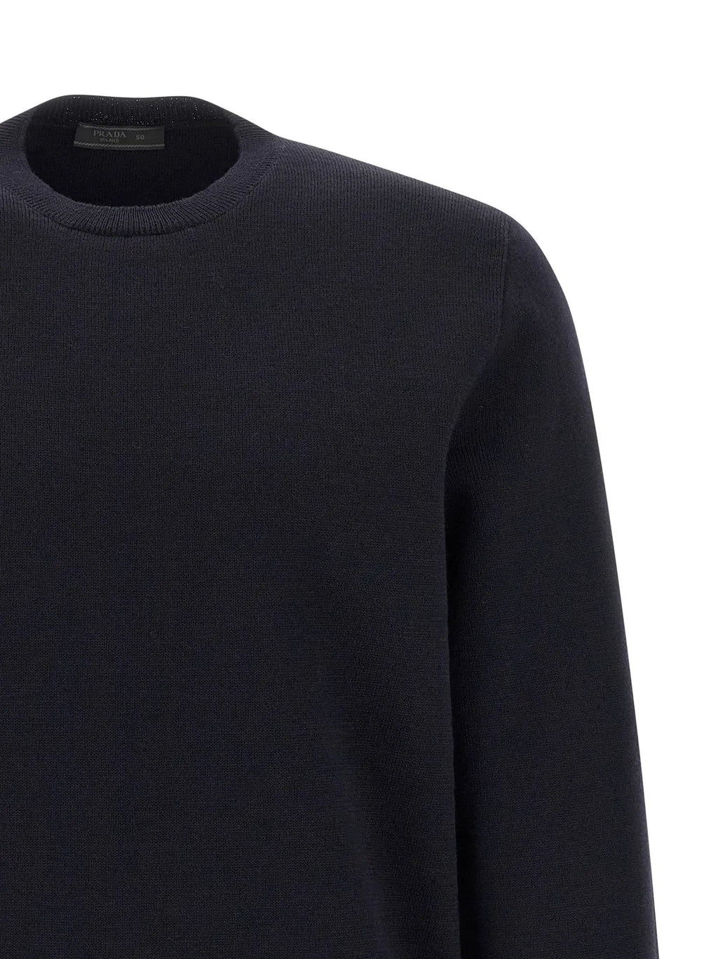 Prada Blue Virgin Wool Cardigan