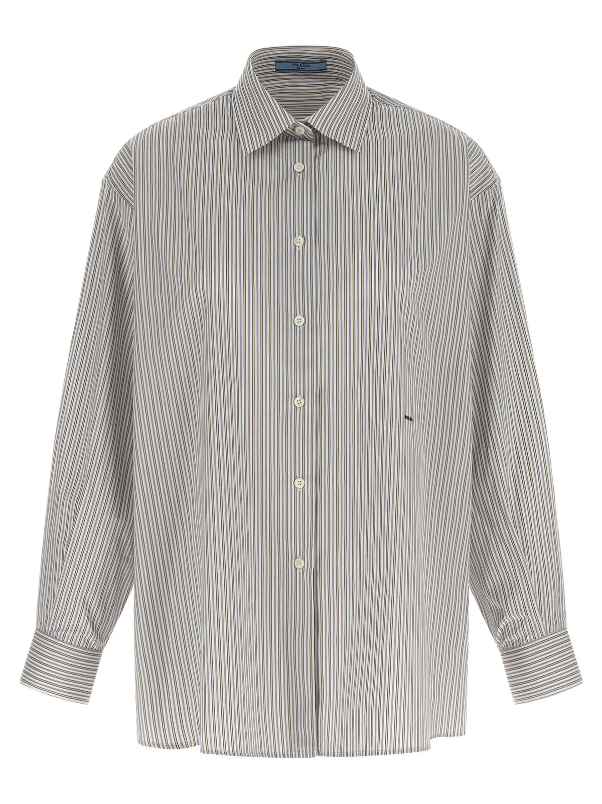 Prada Multicolor Cotton Blouse