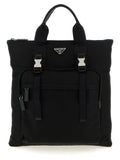 Prada Black Recycled Polyamide Tote Bag