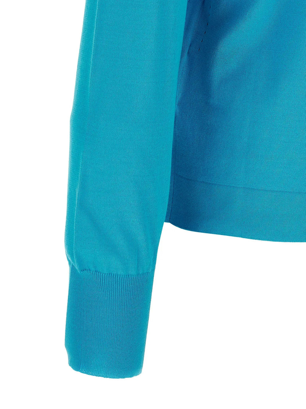 Prada Blue Cotton Cardigan