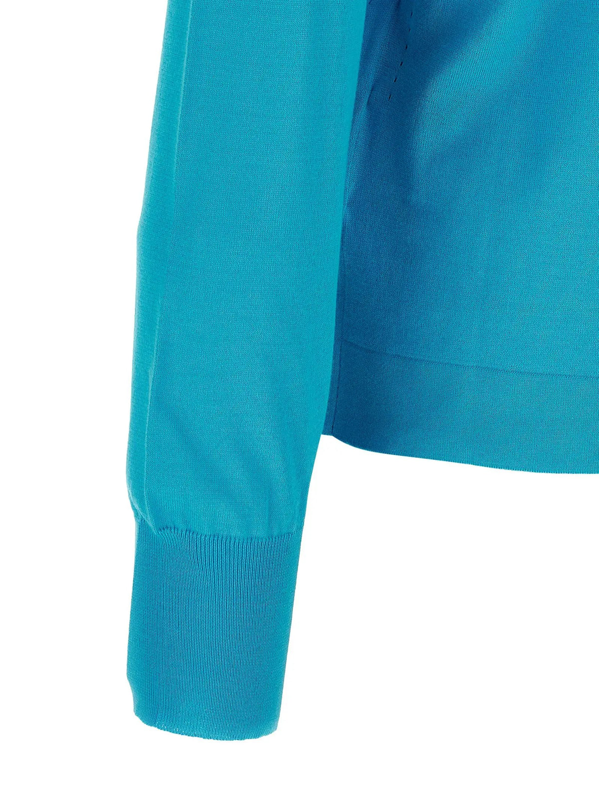 Prada Blue Cotton Cardigan