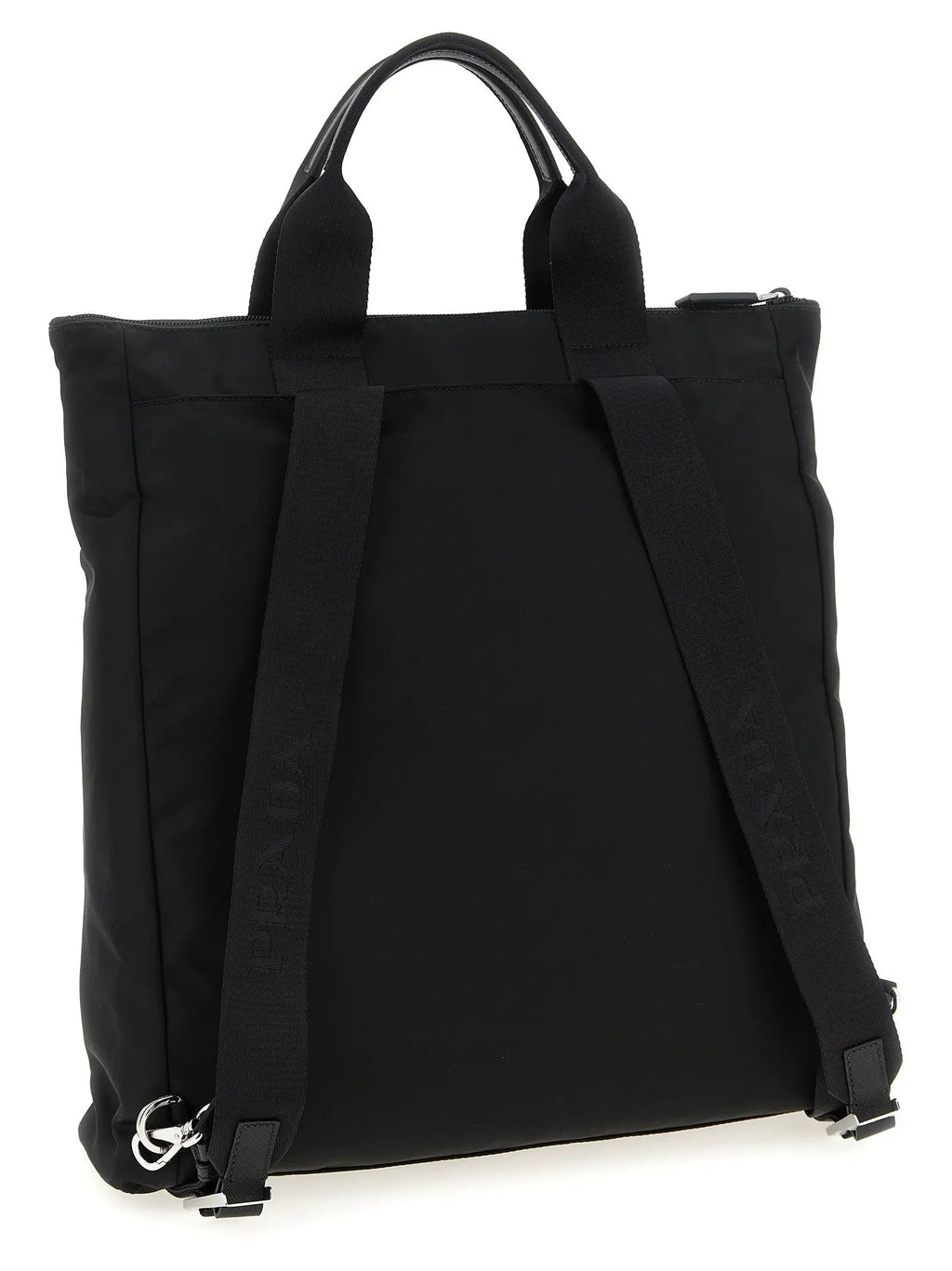 Prada Black Recycled Polyamide Tote Bag