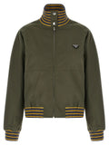 Prada Bicolor Polyester Bomber