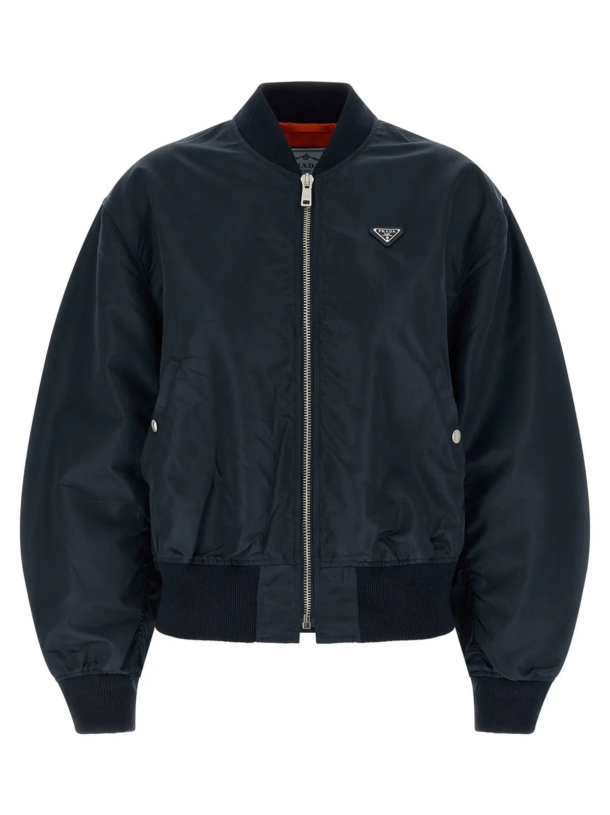 Prada Blue Polyamide Bomber