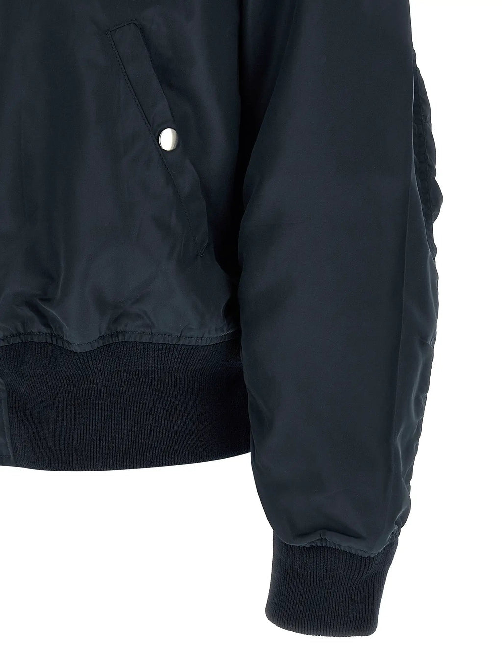 Prada Blue Polyamide Bomber