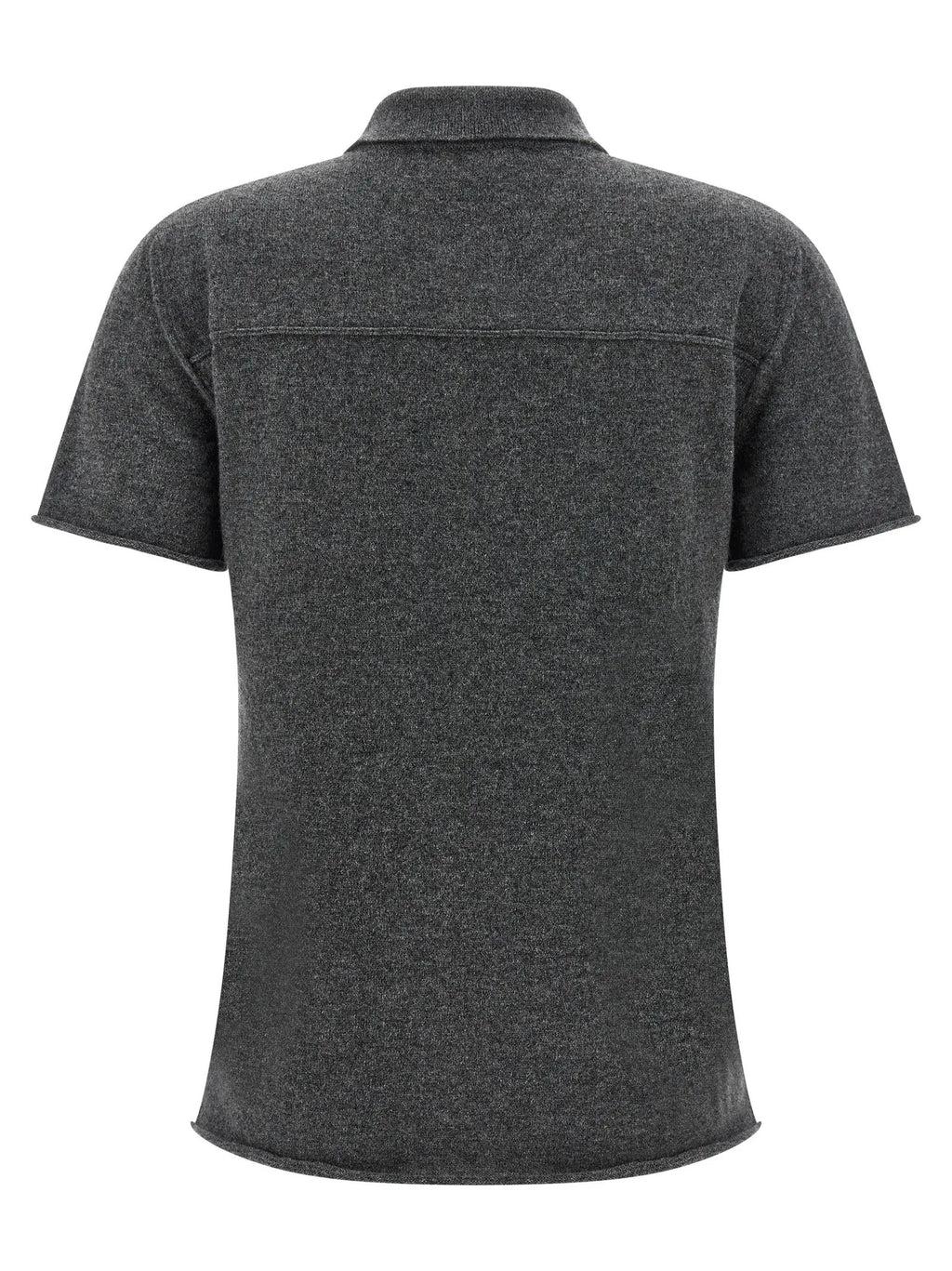 Polo en cachemire gris Miu Miu