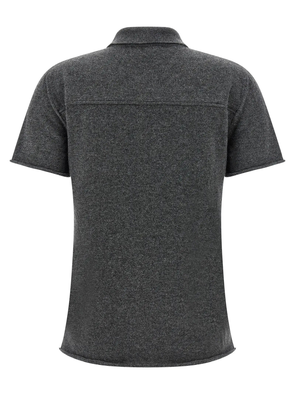 Polo en cachemire gris Miu Miu