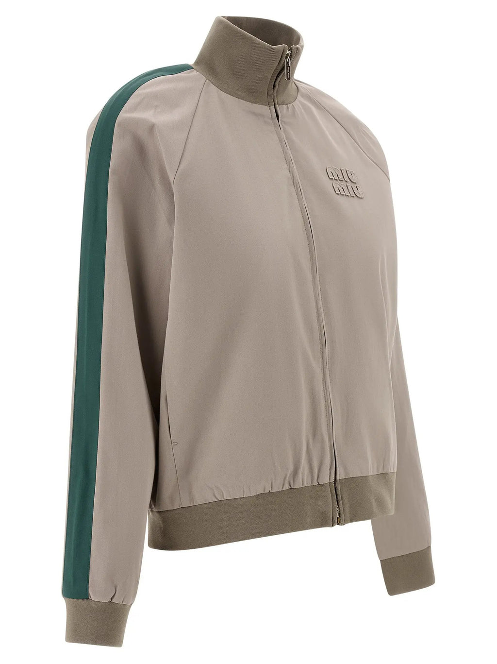 Miu Miu Miu Miu Gray Cotton Bomber