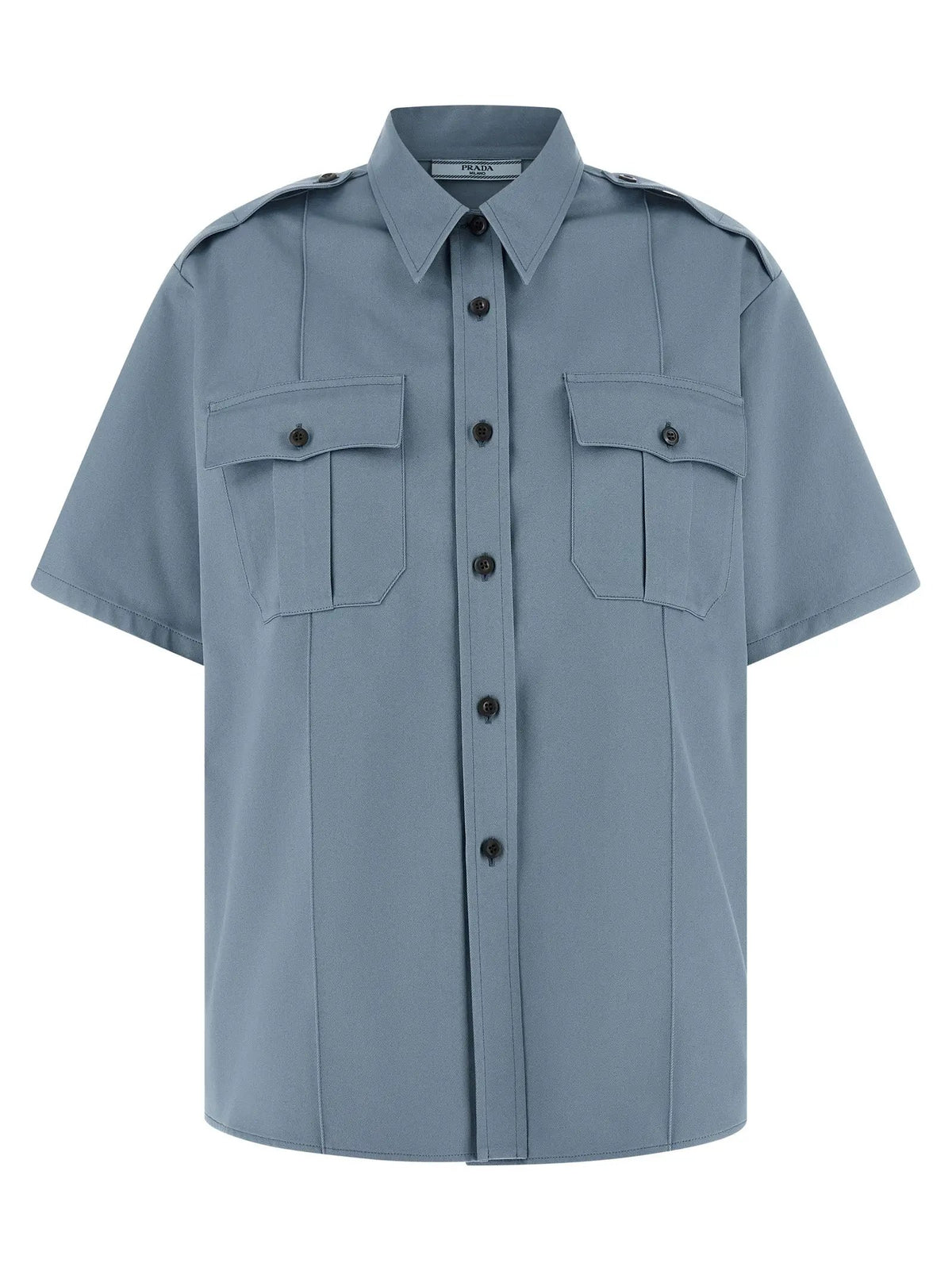 Prada Prada Blue Cotton Blouse
