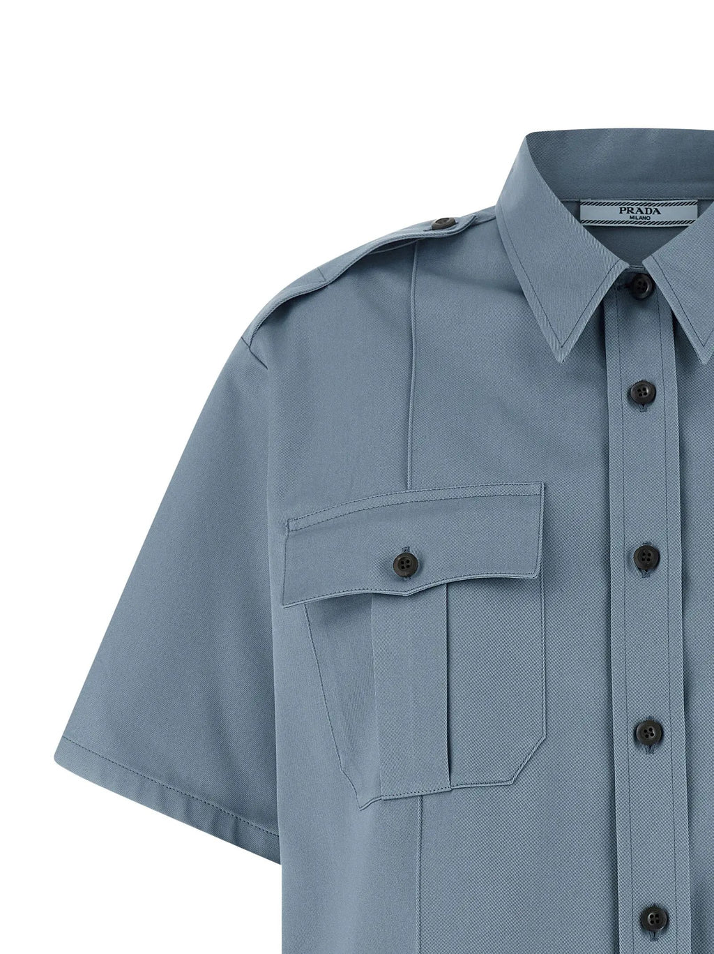 Prada Prada Blue Cotton Blouse