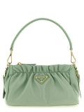 Prada Bicolor Lamb Leather Shoulder Bag