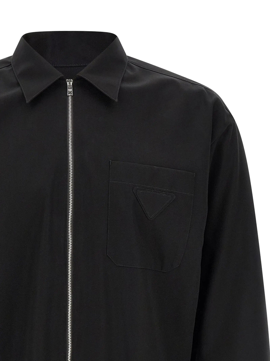 Prada Black Cotton Blouse