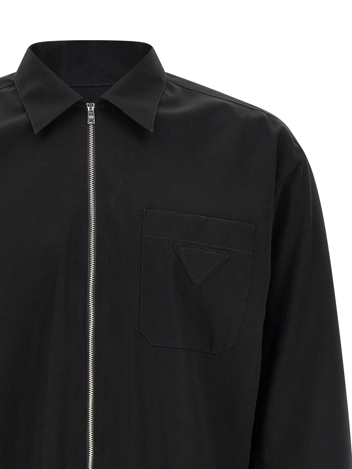 Prada Black Cotton Blouse