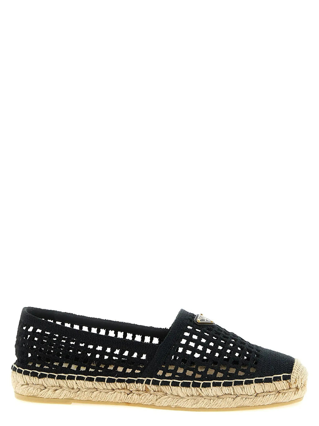 Prada Prada Black Cotton Espadrilles