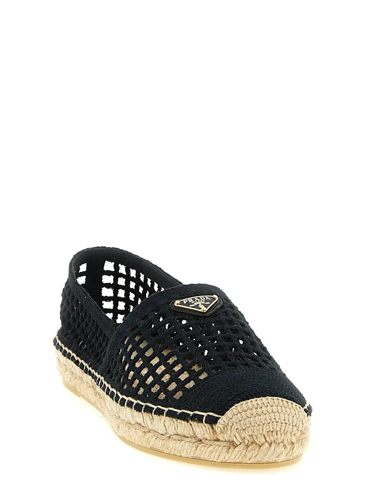 Prada Prada Black Cotton Espadrilles