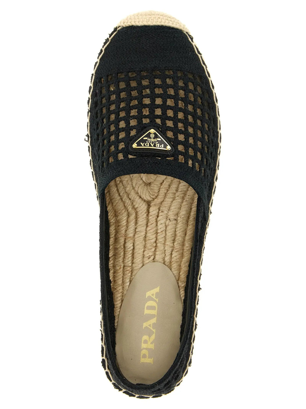 Prada Prada Black Cotton Espadrilles