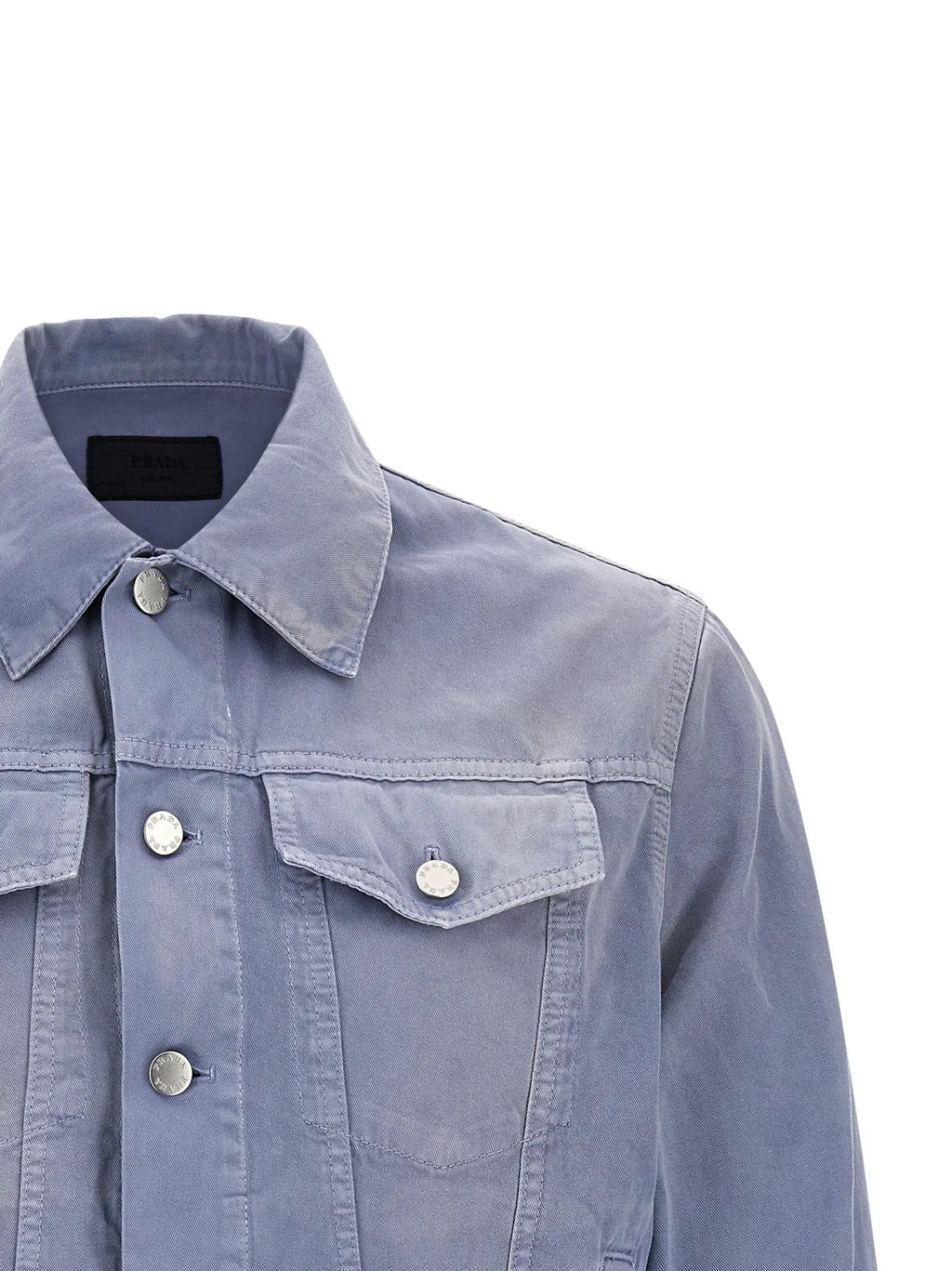 Prada Prada Blue Cotton Denim Jacket