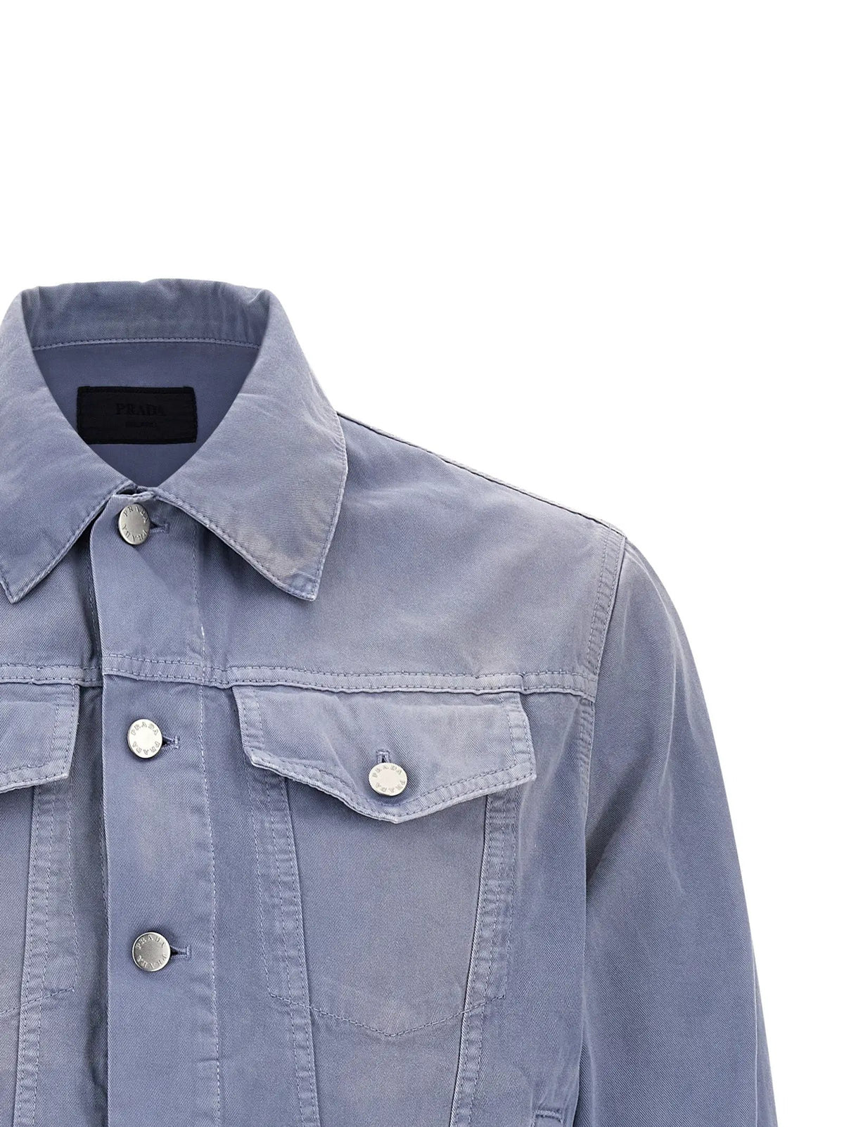 Prada Prada Blue Cotton Denim Jacket