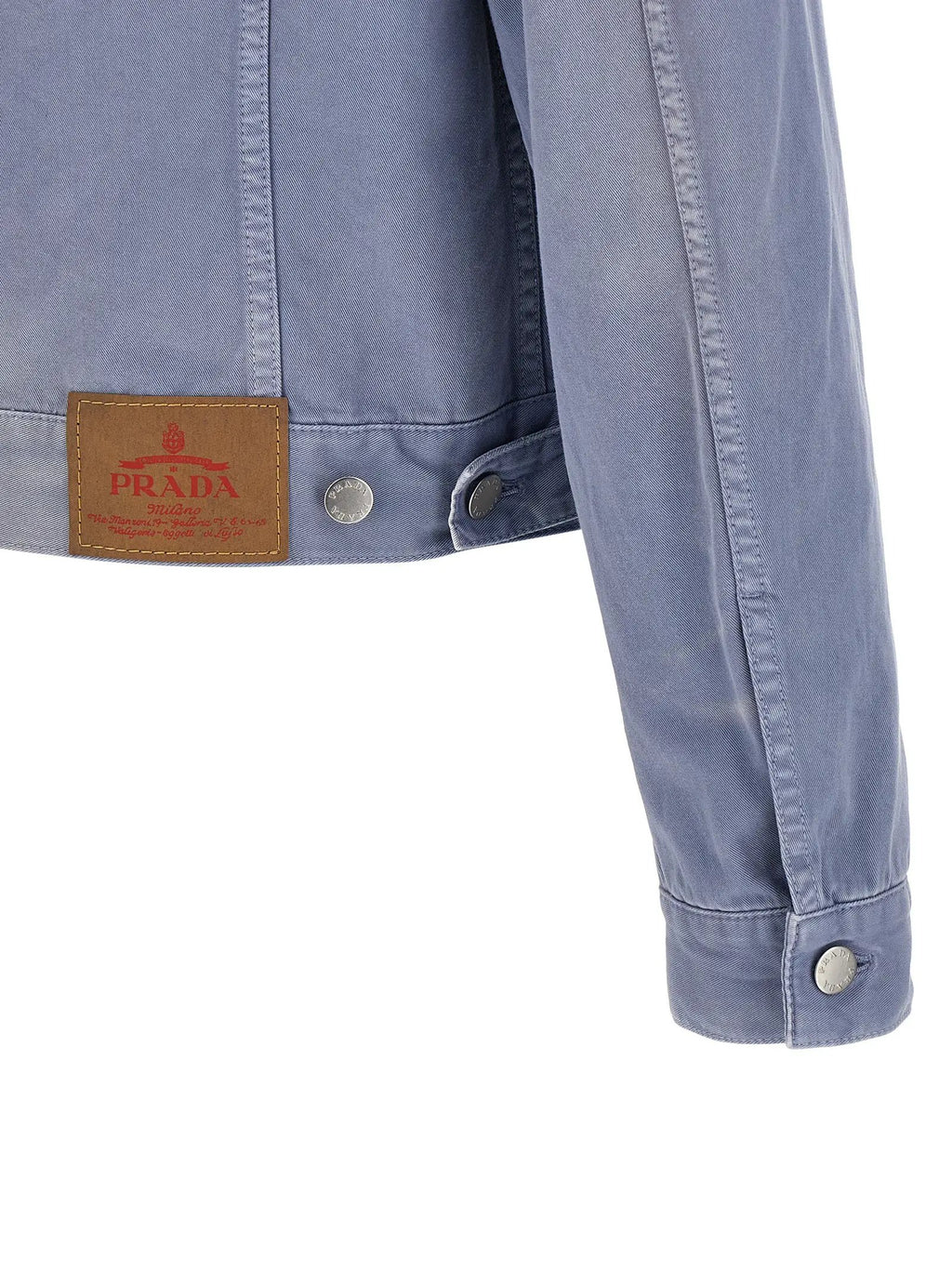 Prada Prada Blue Cotton Denim Jacket
