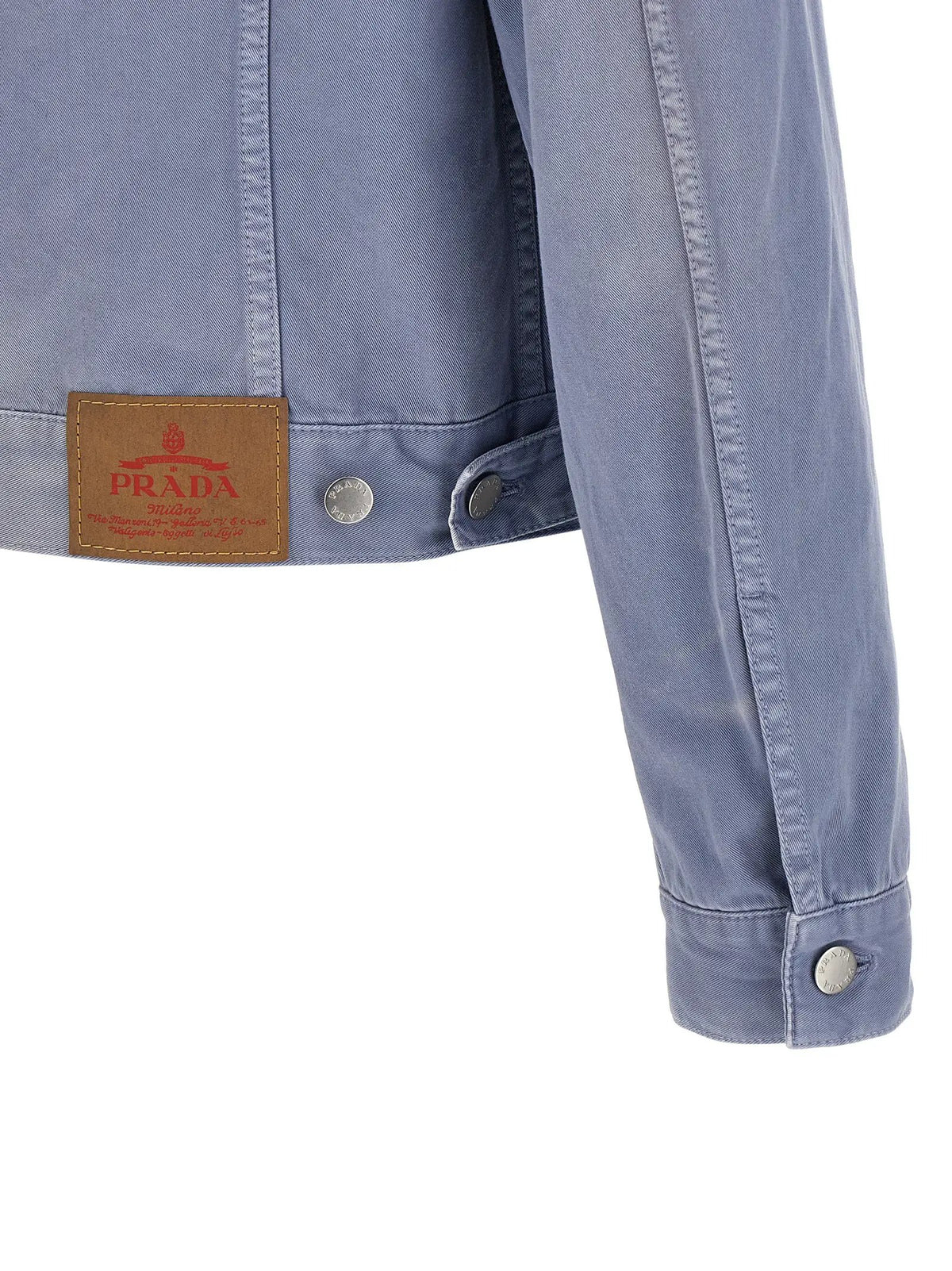 Prada Prada Blue Cotton Denim Jacket