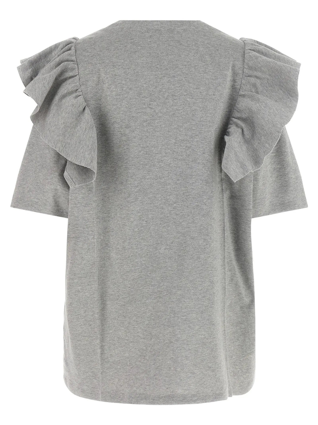 Miu Miu Gray Cotton Short Dress