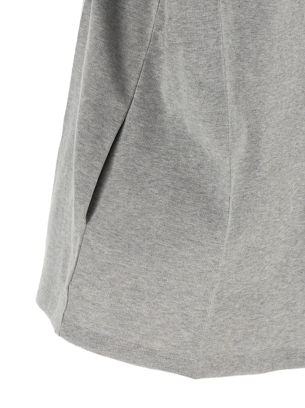 Miu Miu Gray Cotton Short Dress